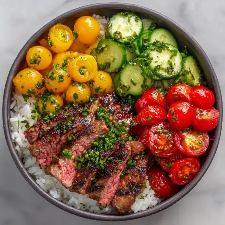 Mediterranean Steak Bowls Recipe