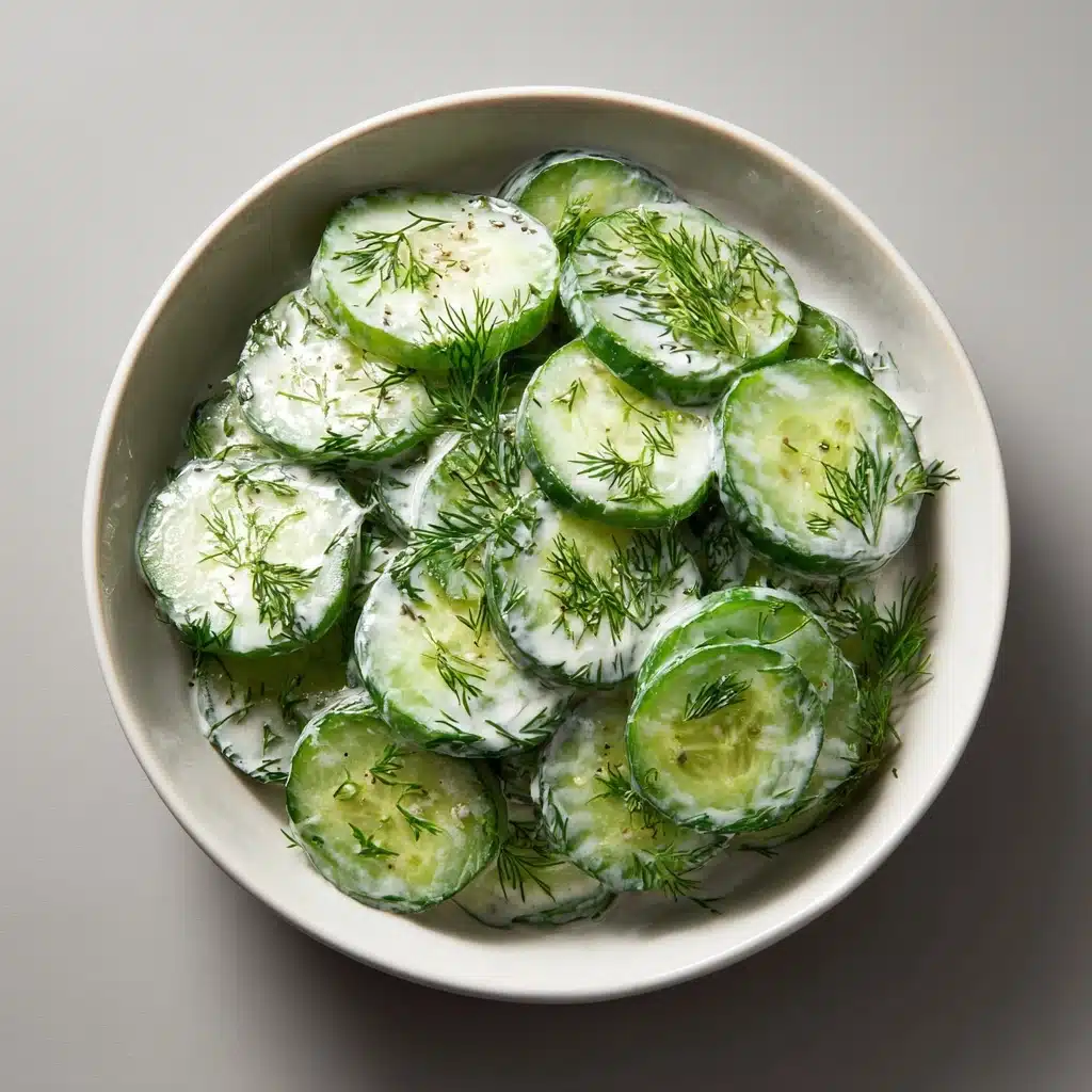 Creamy Cucumber Dill Salad Recipe - Recipe Image