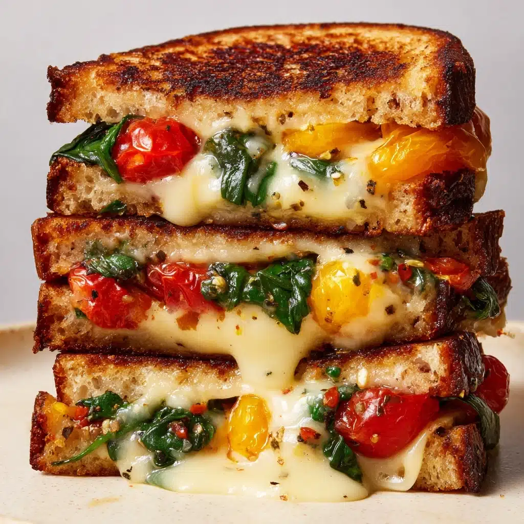 Mediterranean Grilled Cheese Sandwich Recipe - Recipe Image