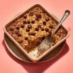 Cinnamon Roll Protein Baked Oats without Protein Powder Recipe