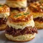 Baked French Dip Biscuits Recipe
