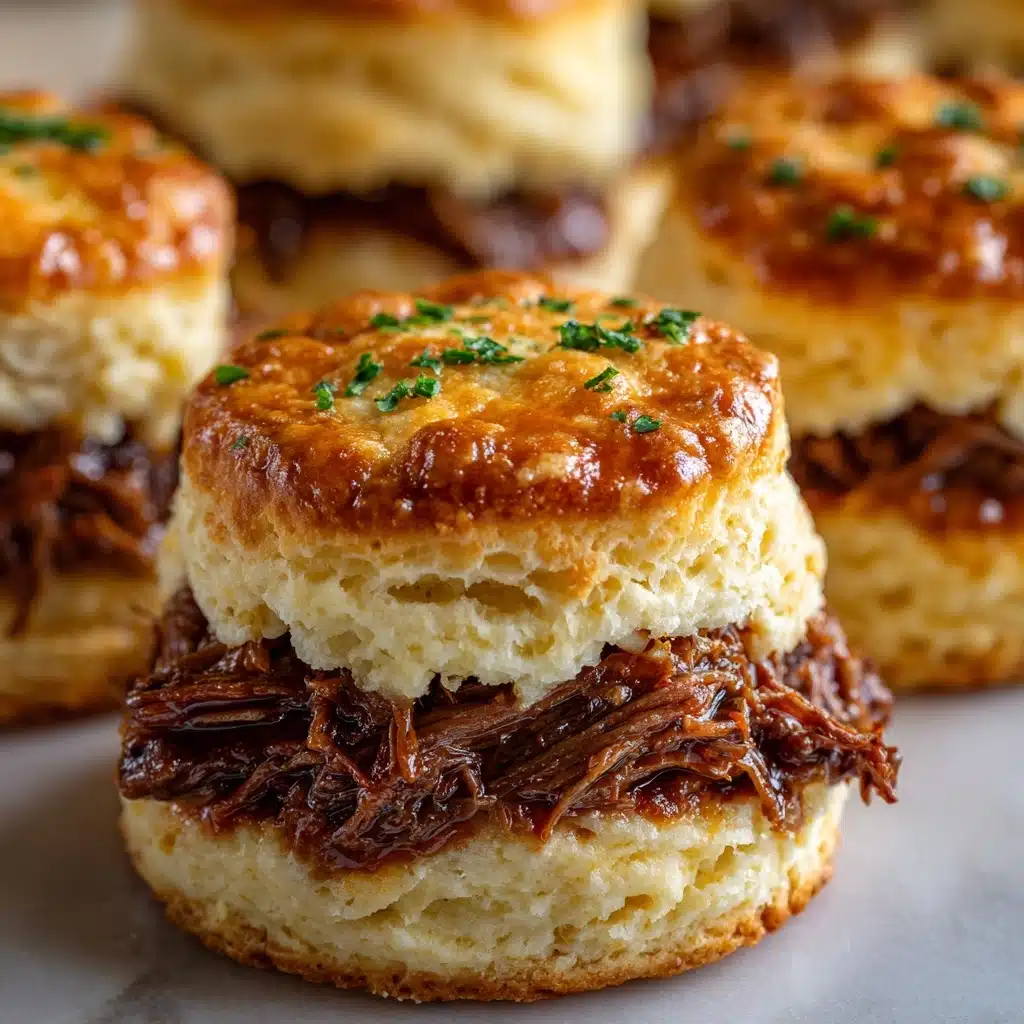 Baked French Dip Biscuits Recipe - Recipe Image
