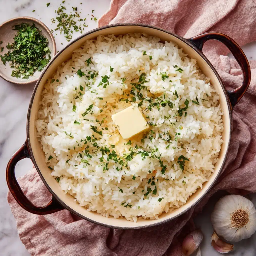 Garlic Butter Rice Recipe - Recipe Image