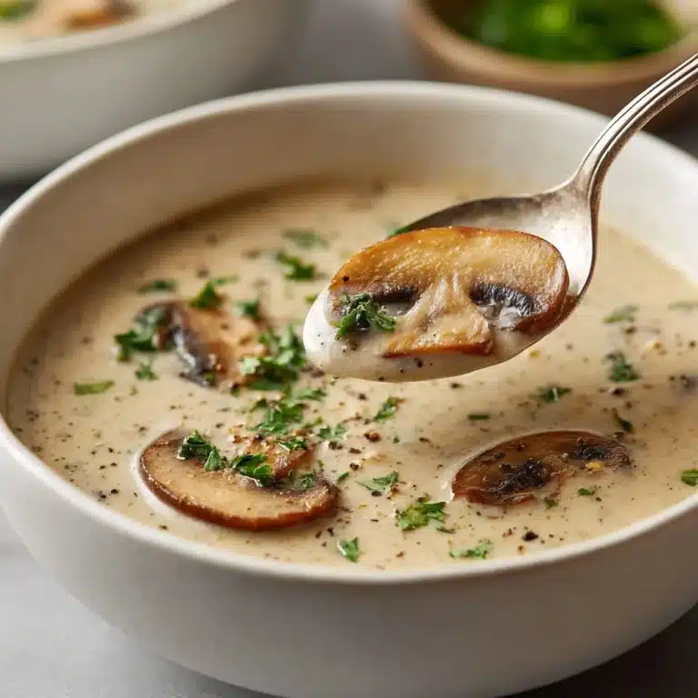 Creamy Mushroom Soup Recipe