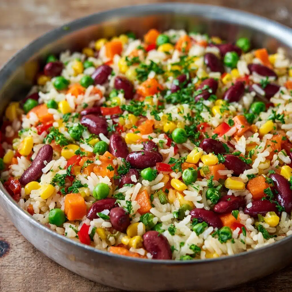 Very Veggie Rice and Beans Recipe