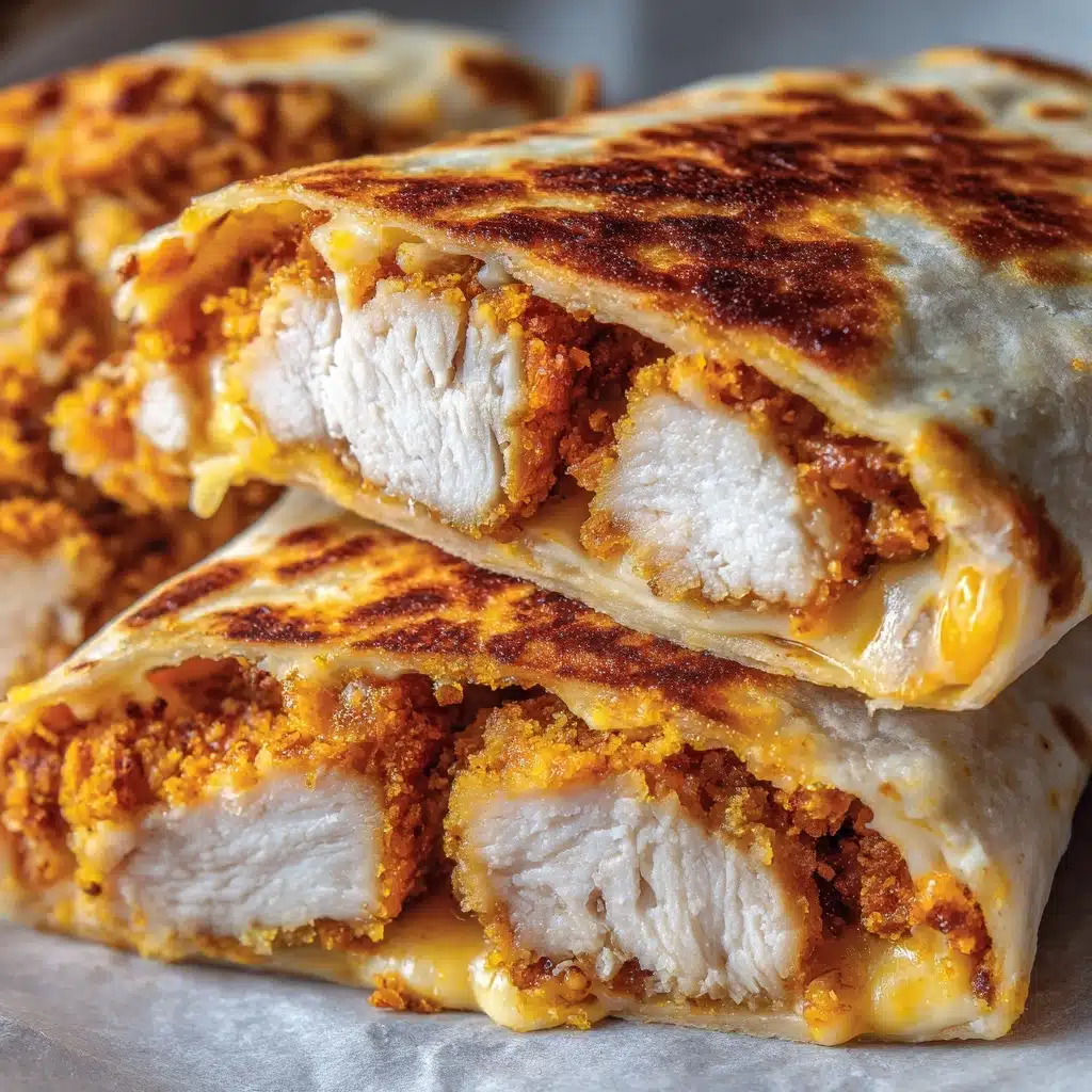 Air Fryer Hot Chicken and Cheese Wraps Recipe