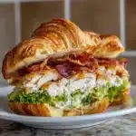 Chicken Caesar Croissant Sandwich Recipe