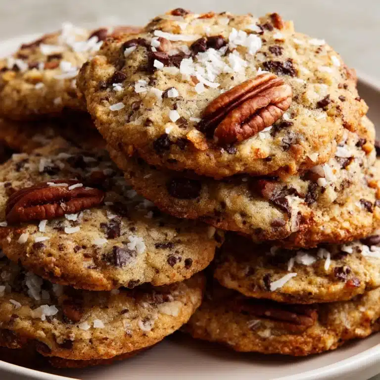 Chocolate Pecan Coconut Cookies Recipe