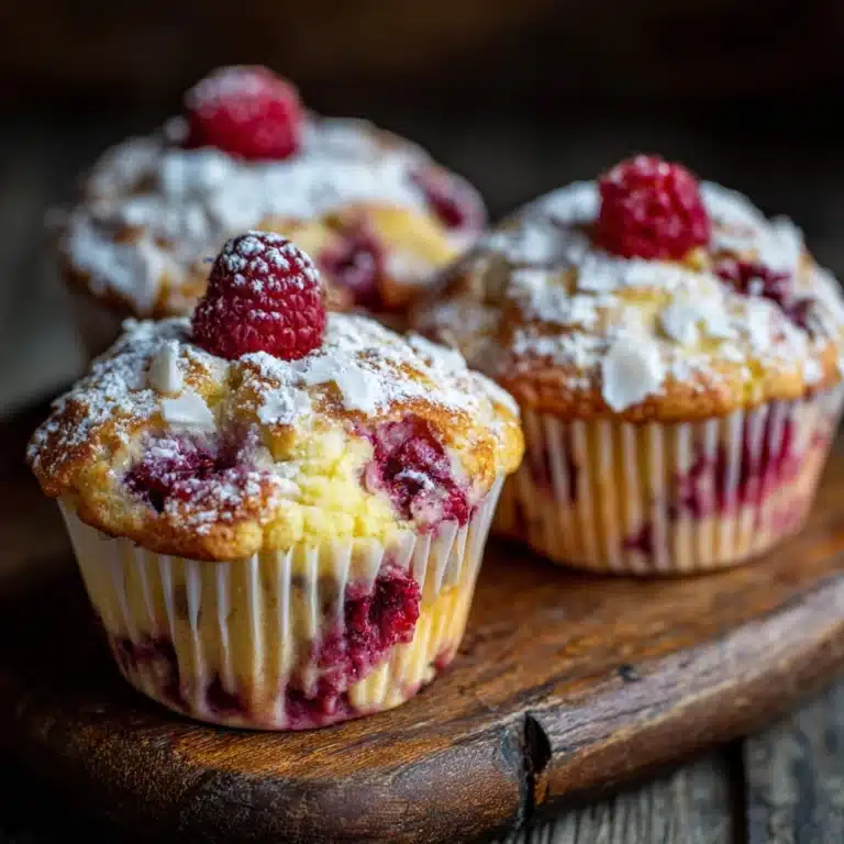 White Chocolate Raspberry Muffins Recipe
