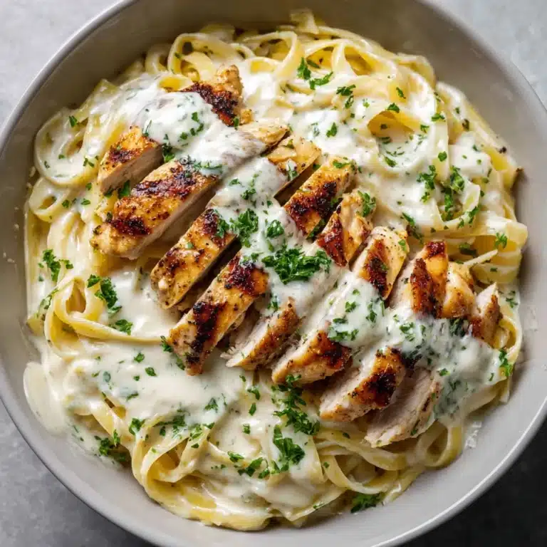 Chicken Alfredo with Egg Noodles Recipe