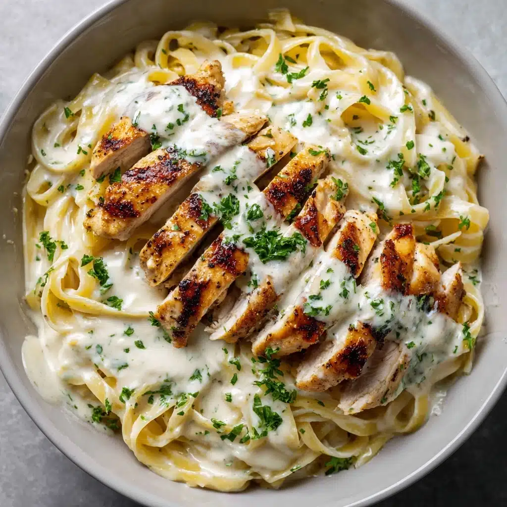 Chicken Alfredo with Egg Noodles Recipe - Recipe Image