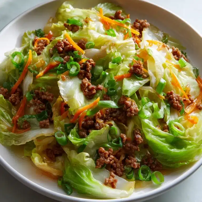 Chinese Ground Beef & Cabbage Stir Fry Recipe