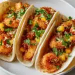 Coconut Shrimp Tacos with Habanero Lime Butter Recipe