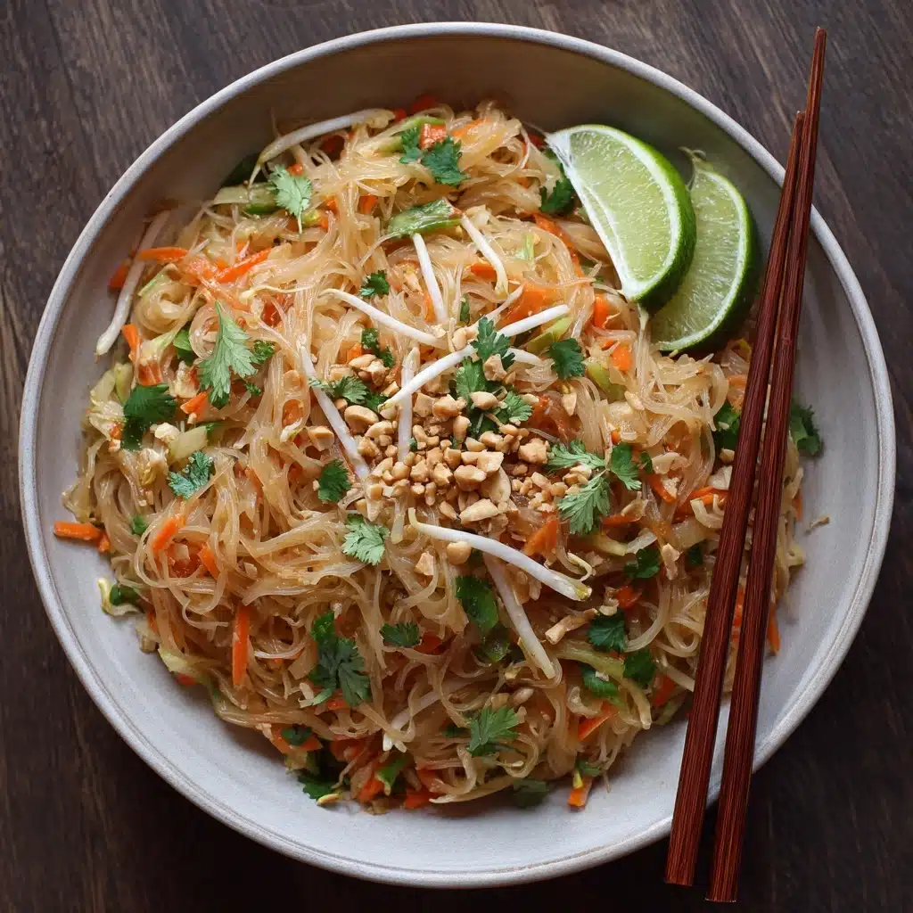 Vegetable Pad Thai with Rice Noodles Recipe - Recipe Image
