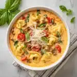 Creamy Sausage Tortellini Soup Recipe