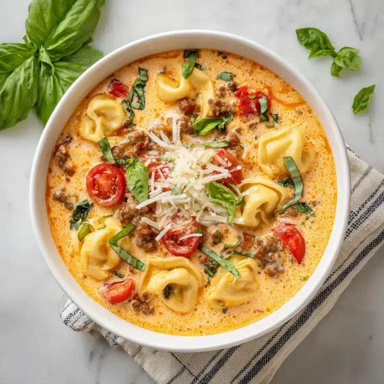 Creamy Sausage Tortellini Soup Recipe