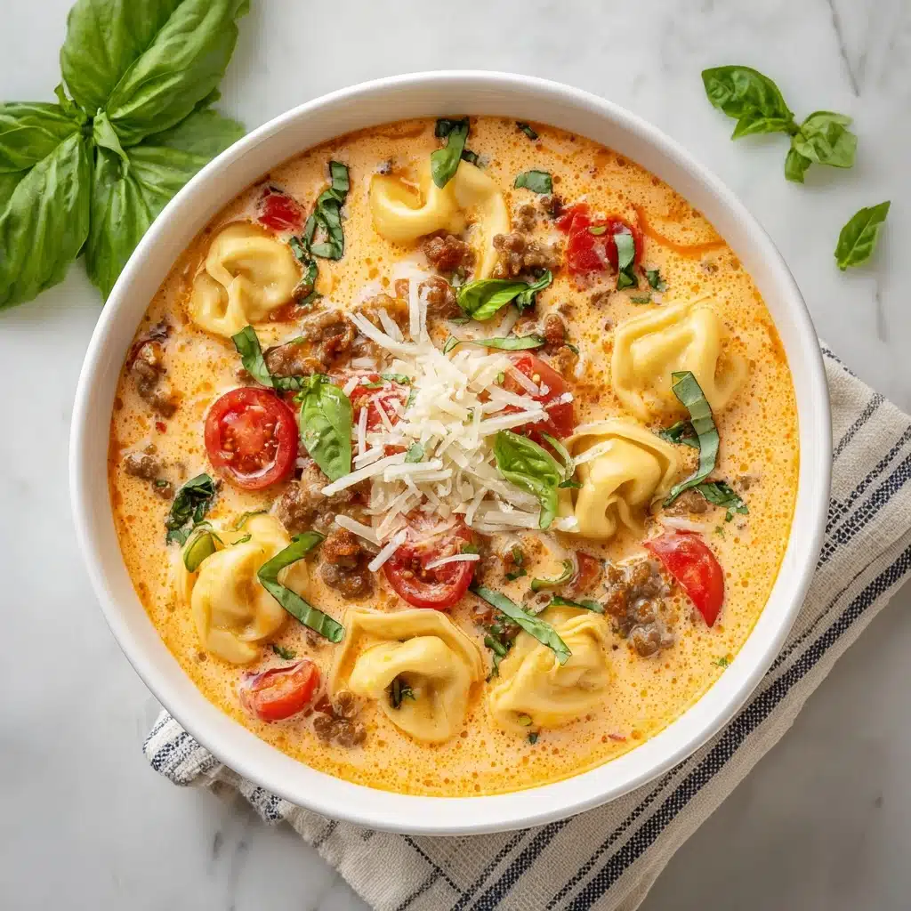 Creamy Sausage Tortellini Soup Recipe