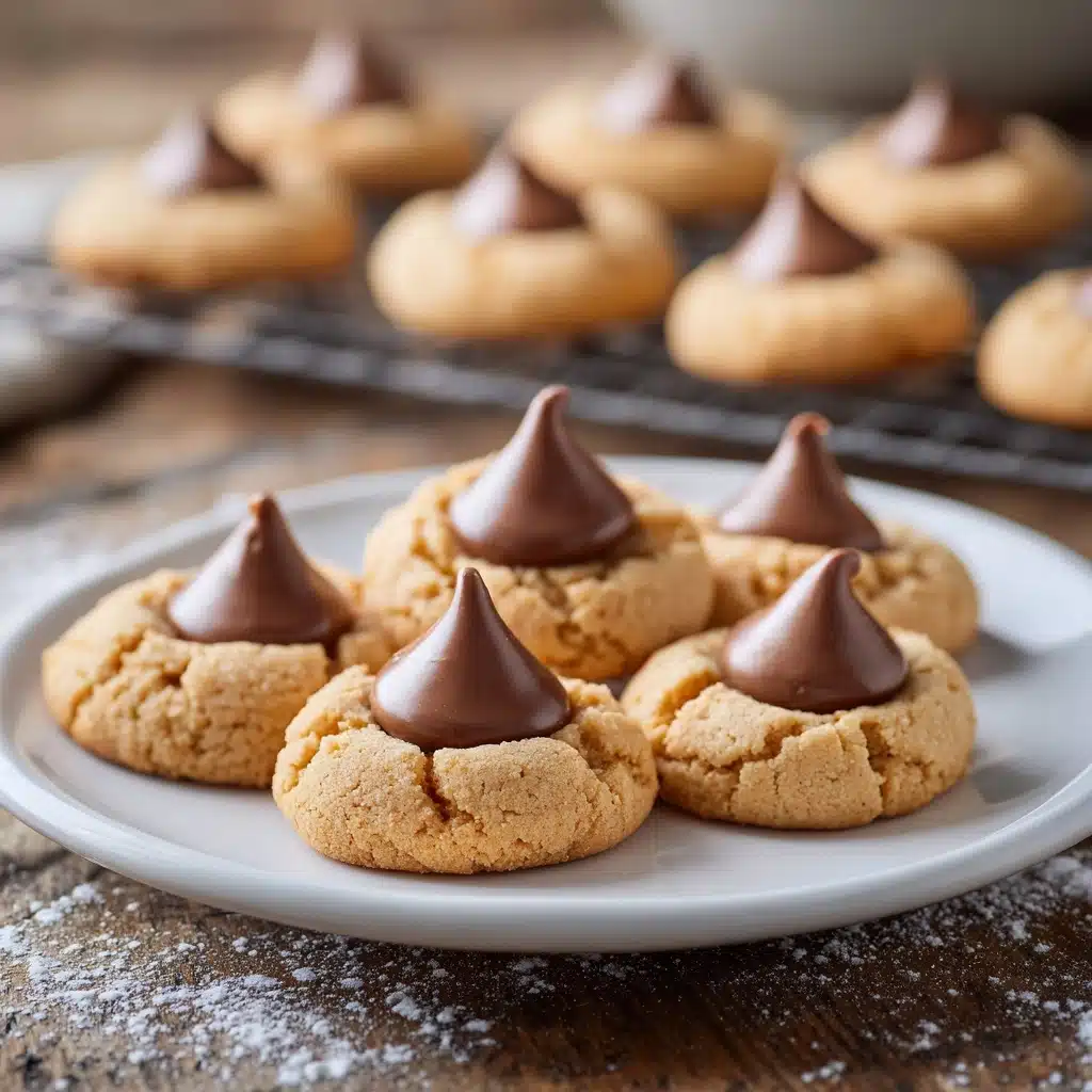 Homemade Peanut Butter Kiss Cookies Recipe