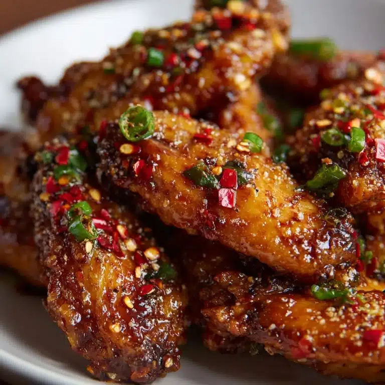Chinese Salt and Pepper Chicken Wings Recipe