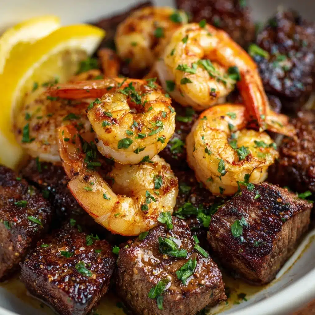 Savory Steak Bites and Shrimp Recipe