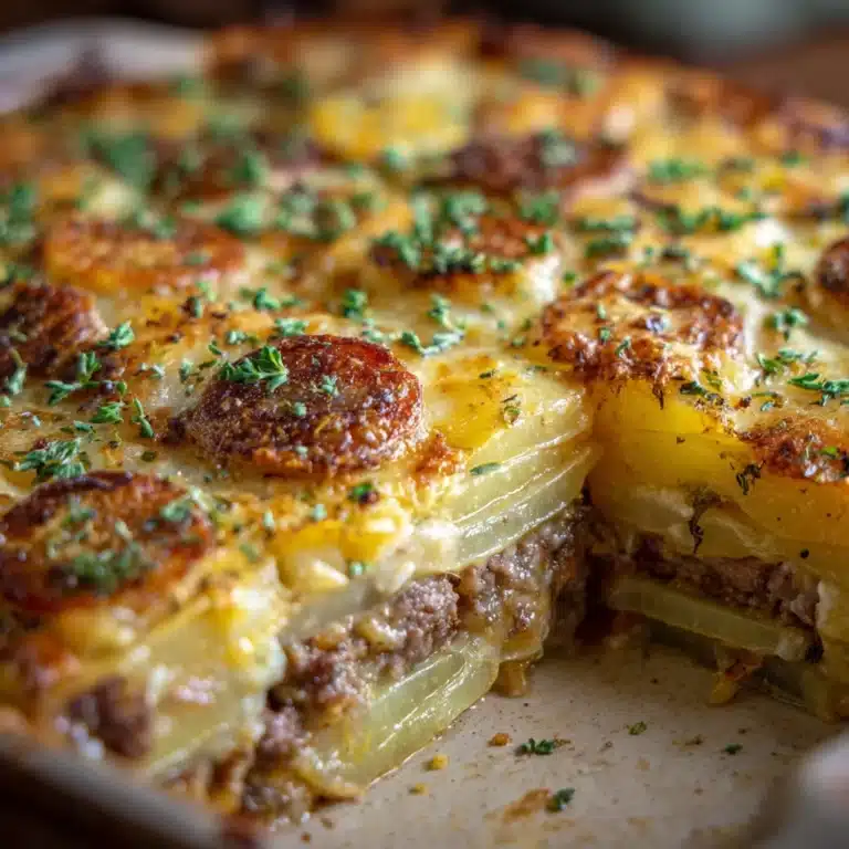 Creamy Sausage & Potato Bake Recipe