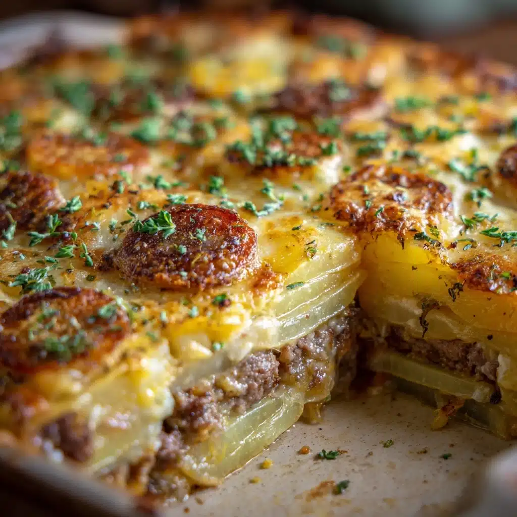 Creamy Sausage & Potato Bake Recipe