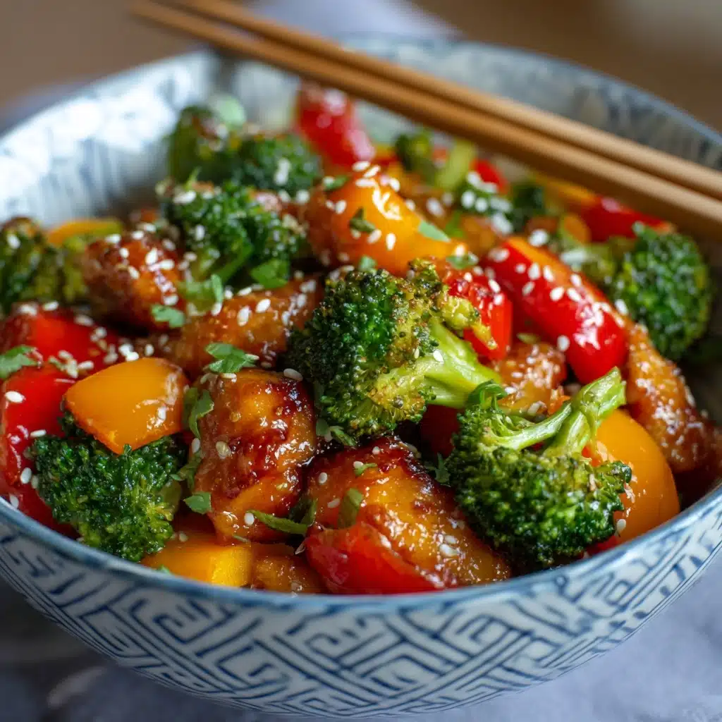 Chicken Stir Fry with Vegetables and Honey Soy Sauce Recipe