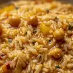 One Pot Chickpea Orzo Recipe