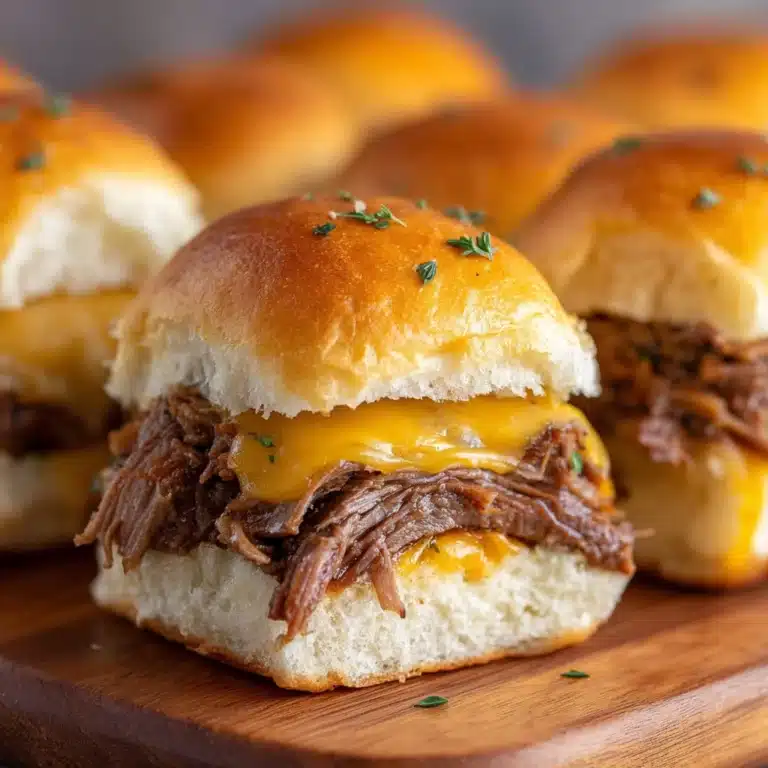 Savory Delight: French Dip Sliders Recipe