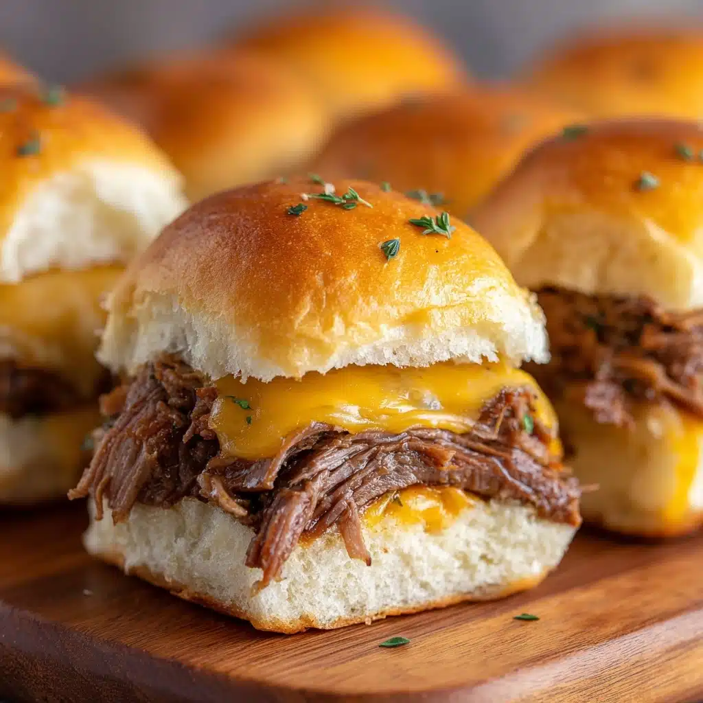 Savory Delight: French Dip Sliders Recipe - Recipe Image