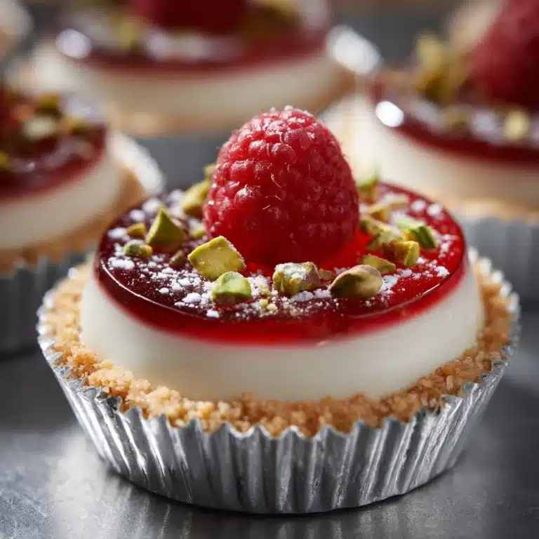 Pistachio Raspberry Tartlets Recipe