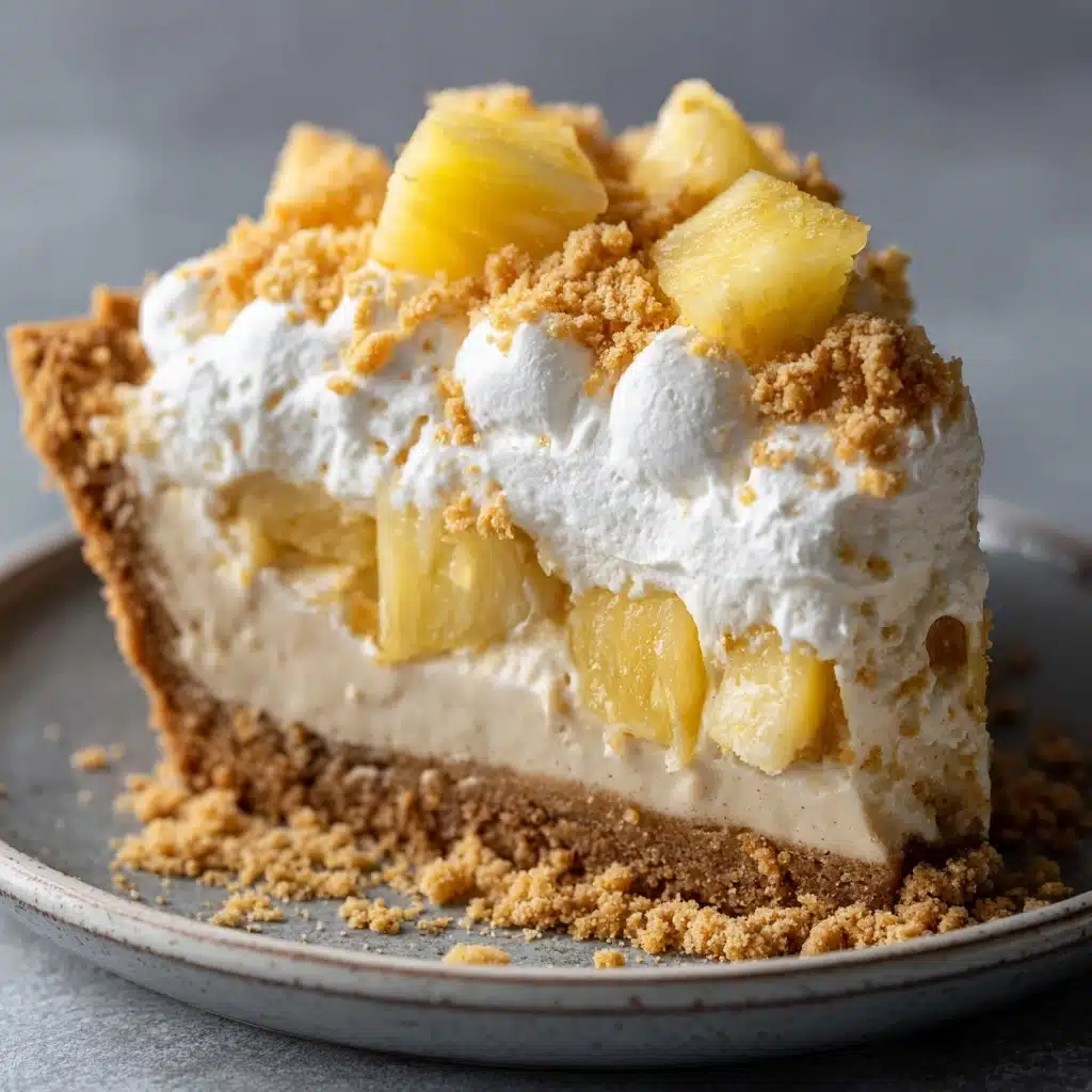 Tropical Pineapple Paradise Pie Recipe - Recipe Image