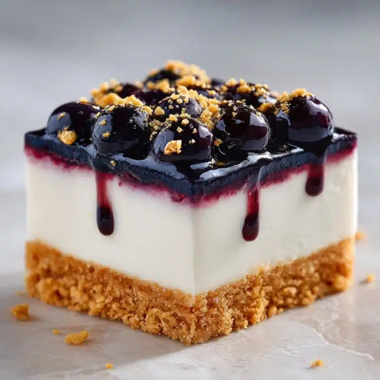 No-Bake Lemon Blueberry Recipe