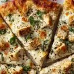 Roasted Garlic White Chicken Pizza Recipe