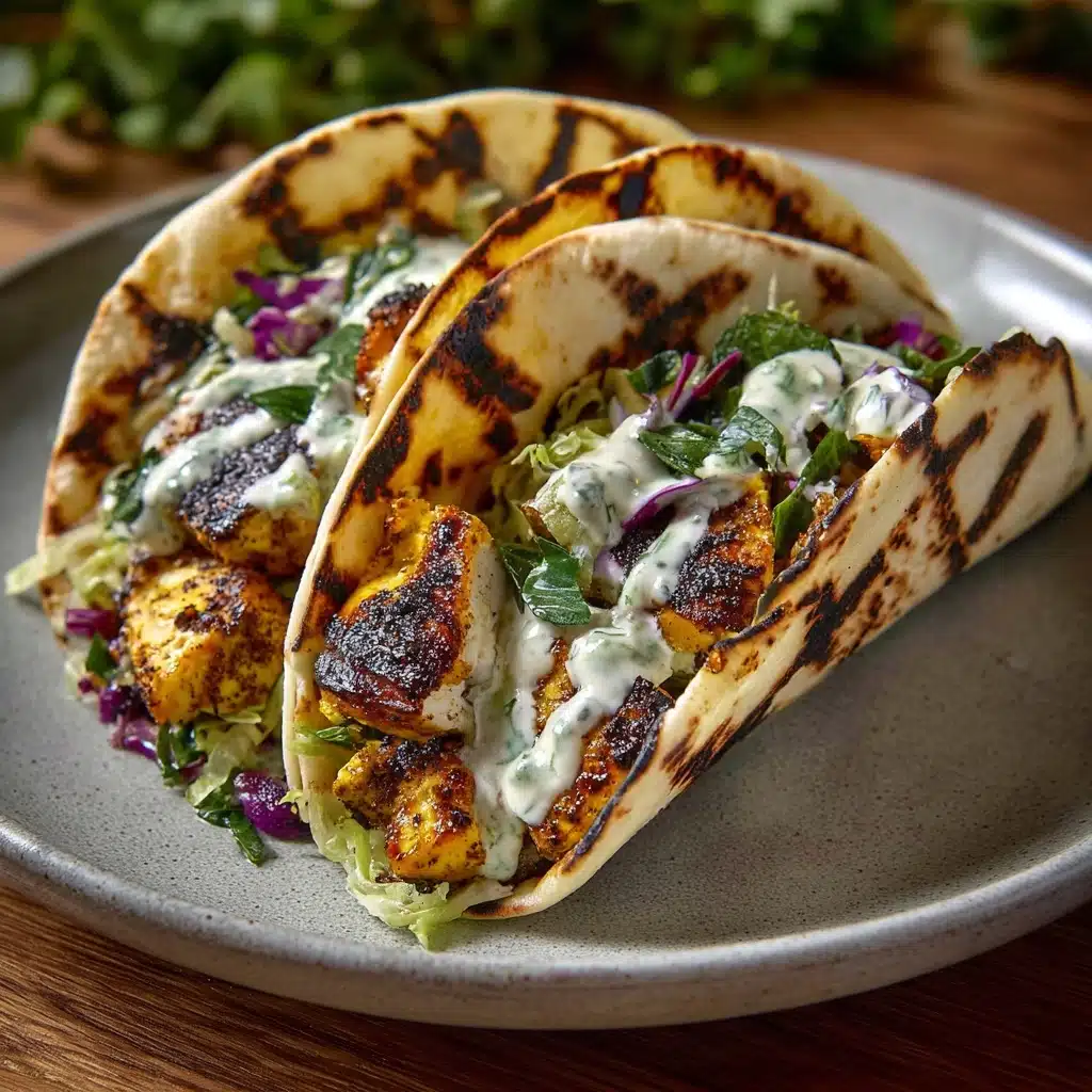 Sheet Pan Chicken Pitas with Herby Ranch Slaw Recipe