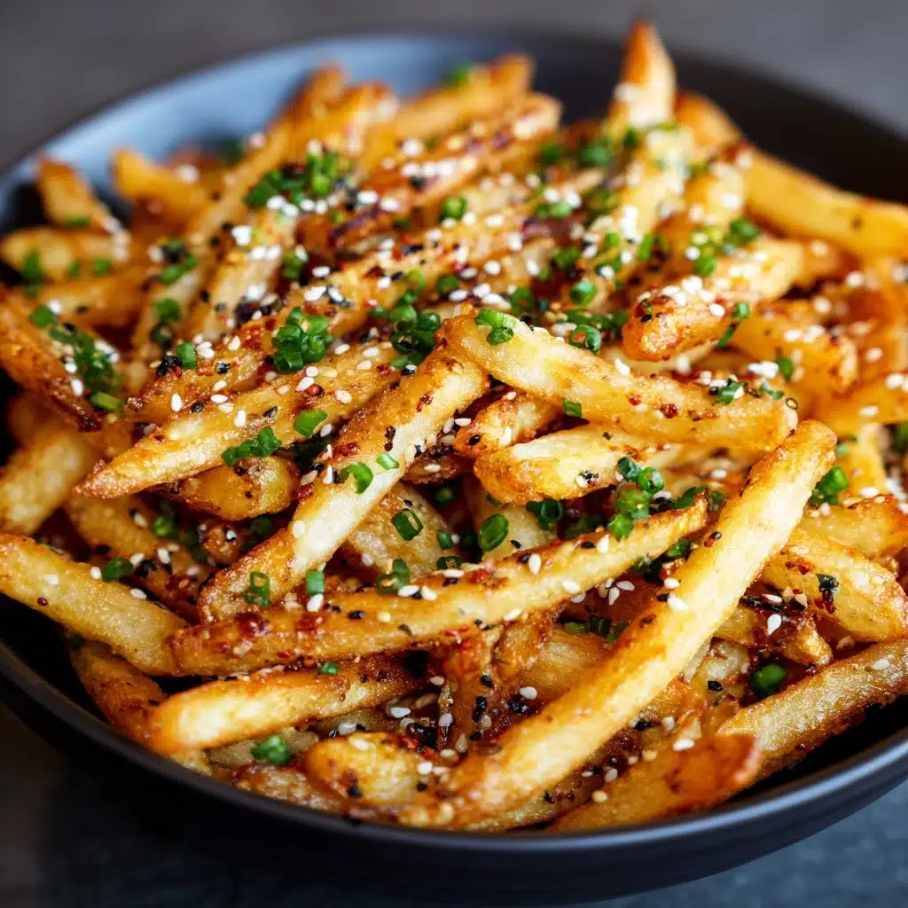 Spicy Garlic and Sesame Fries Recipe