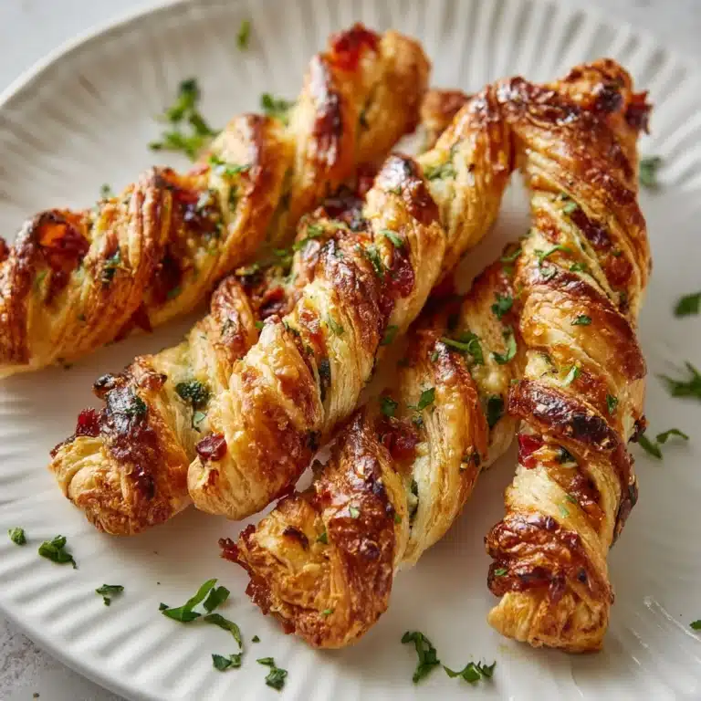 Cheesy Jalapeno Popper Puff Pastry Straws Recipe