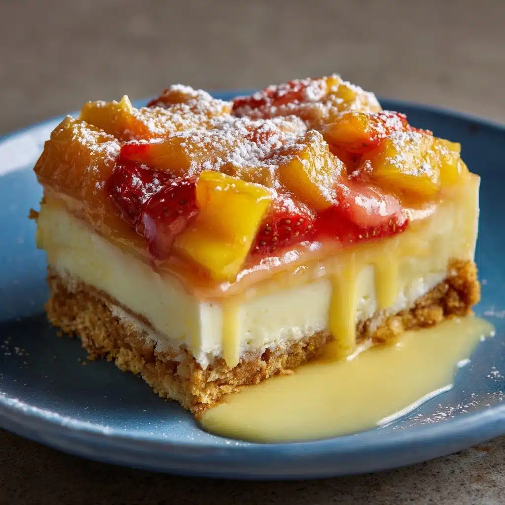 Irresistible Rhubarb Custard Kuchen : Creamy Tart Bake Recipe