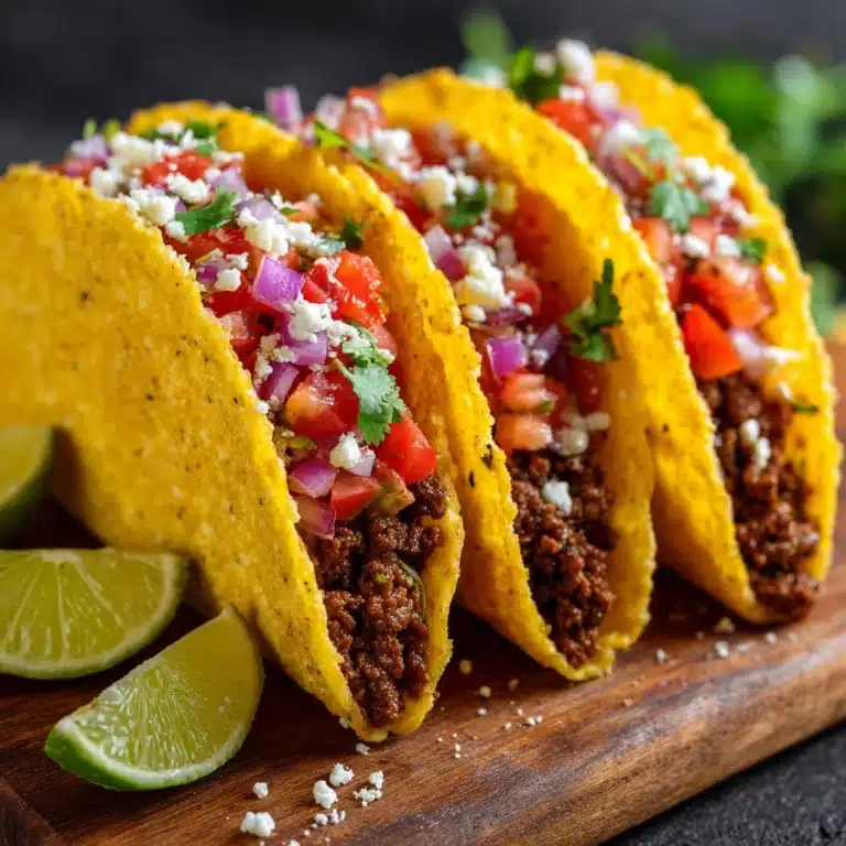 Crispy Ground Beef Tacos Recipe