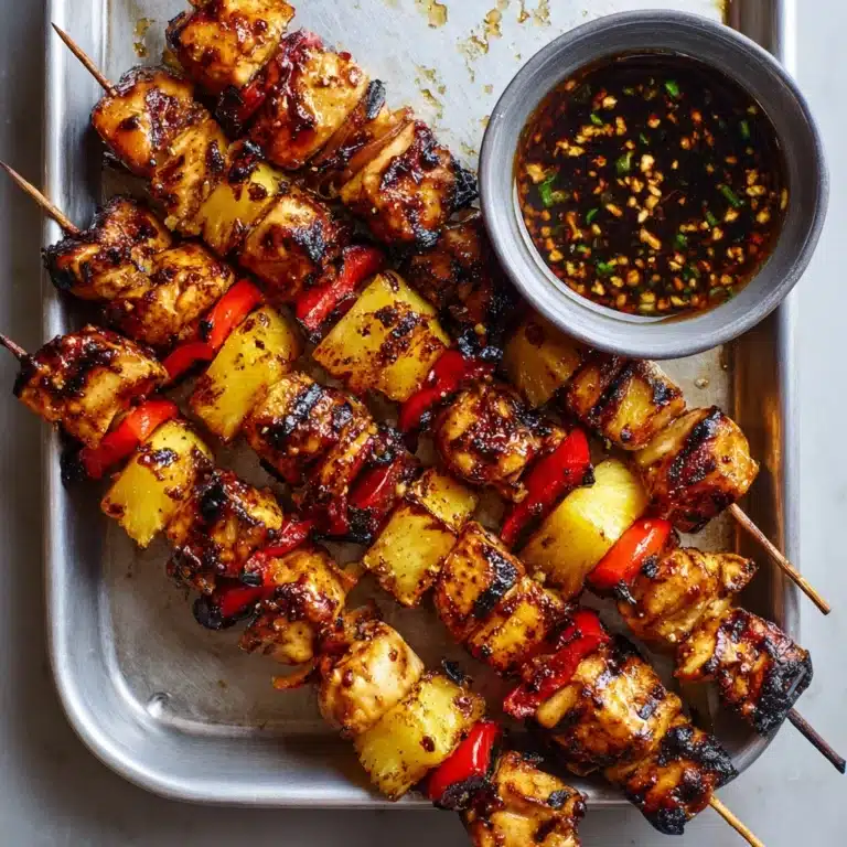 BBQ Pineapple Chicken Kabobs Recipe