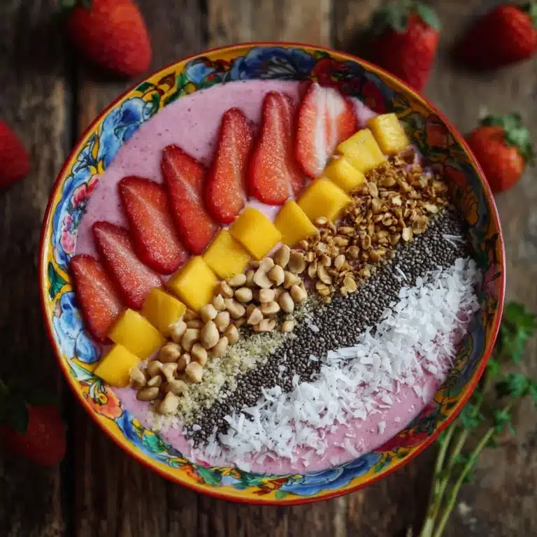 Strawberry Smoothie Bowl Recipe