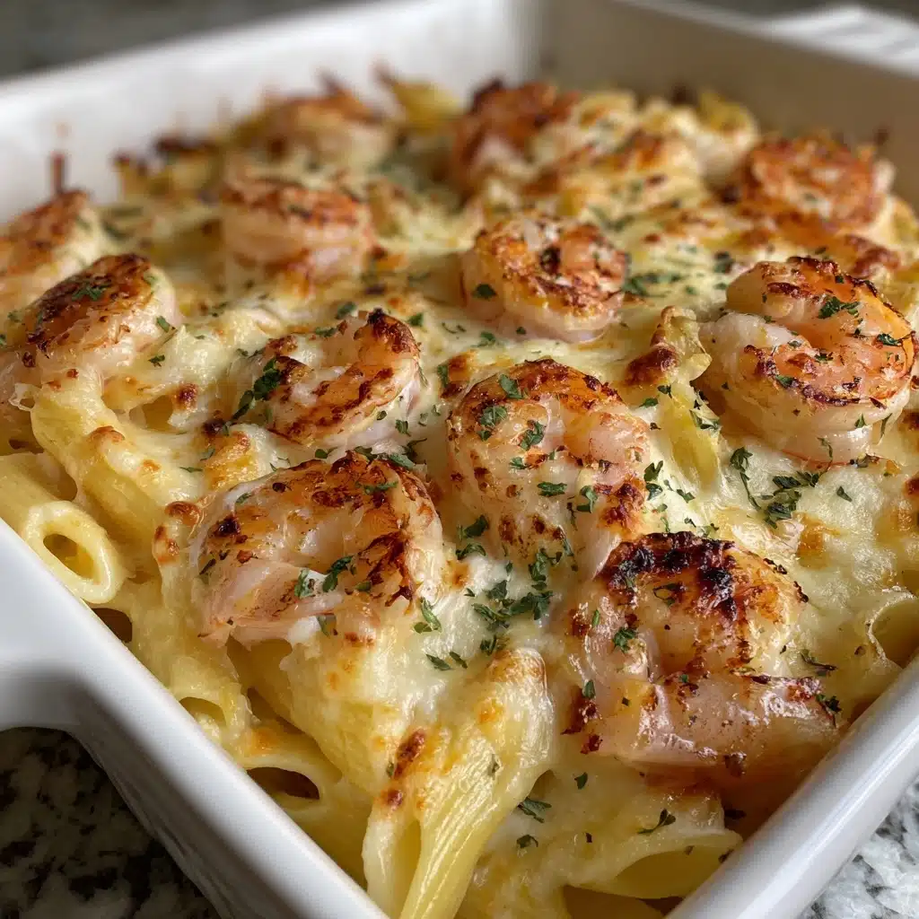 Shrimp Scampi Pasta Bake Recipe