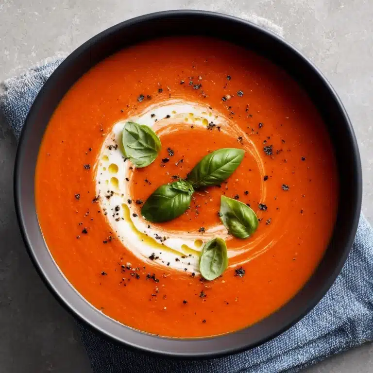 Roasted Red Pepper Soup Recipe