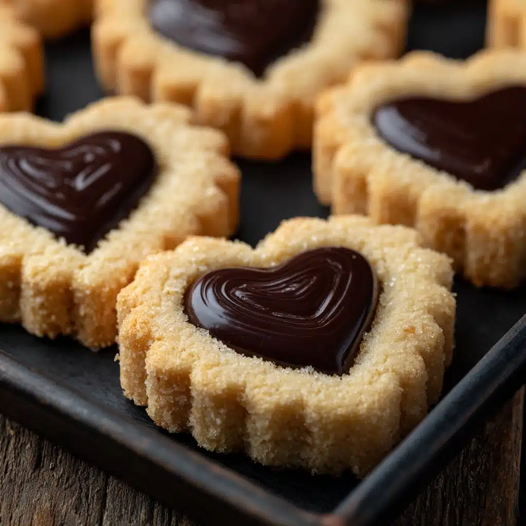 Linzer Heart Cookies with Chocolate Filling Recipe