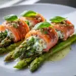 Delightful Asparagus and Lemon Basil Ricotta Salmon Rolls Recipe