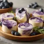 Blueberry Swirl Yogurt Bites Recipe