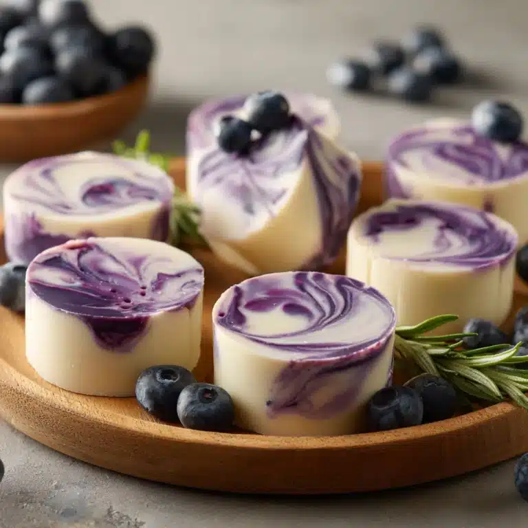 Blueberry Swirl Yogurt Bites Recipe