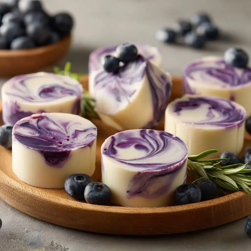 Blueberry Swirl Yogurt Bites Recipe