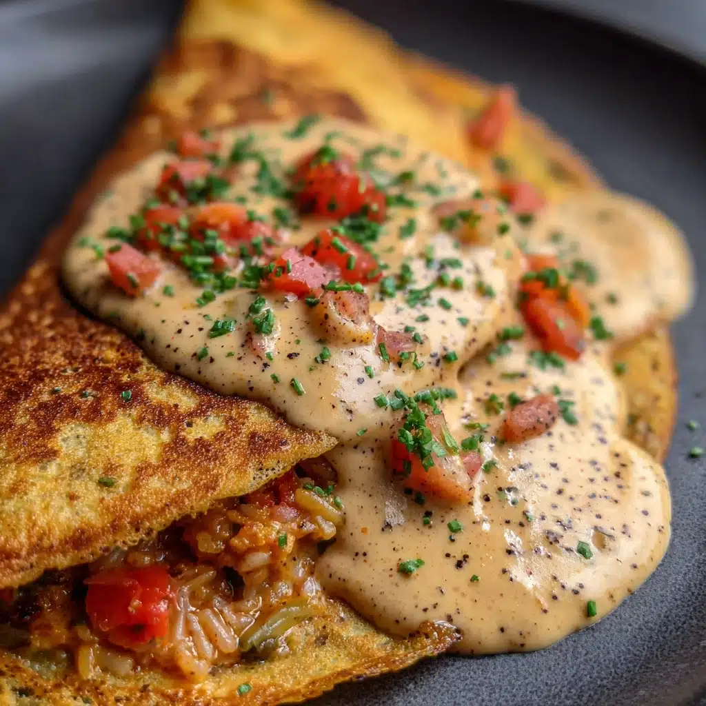 Boudin Chimichangas with Crawfish Cream Sauce Recipe