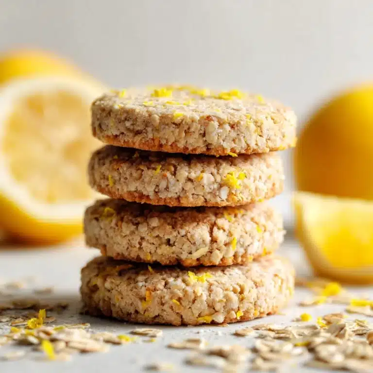 Lemon Oatmeal No-Bake Cookies Recipe